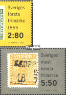 Schweden 1714-1716 (kompl.Ausg.) Postfrisch 1992 Berühmte Briefmarken - Unused Stamps