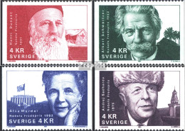 Schweden 1696-1699 (kompl.Ausg.) Postfrisch 1991 Nobelpreisträger - Unused Stamps