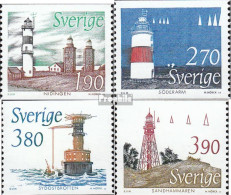 Schweden 1526-1529 (kompl.Ausg.) Postfrisch 1989 Leuchttürme - Neufs