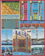 Pétrole. Forage, Exploitation. Photographie. Schémas: Synthèse, Prisme De Vue, Trichromie, Optique ... Larousse 1960. - Documentos Históricos