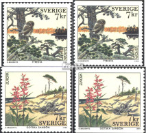 Schweden 2122Do,Du-2123Do,Du (kompl.Ausg.) Postfrisch 1999 Nationalparks - Neufs