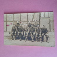 Stalag IX Groupe De Prisonniers - Carte Mitée (état) - Oorlog, Militair