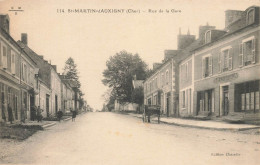 St Martin D'auxigny * Rue De La Gare * Café De L'union - Other & Unclassified