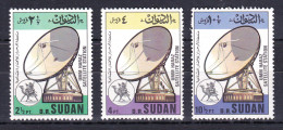 Sudan 1976 - ( Umm Haraz Satellite Station - Radar Station ) - Complete Set - MNH (**) - Sudan (1954-...)