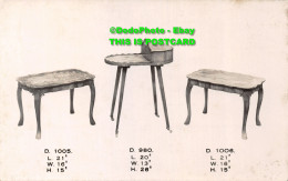 R422978 Walnut Tea Table. Yew Work Table. Yew Tea Table - World