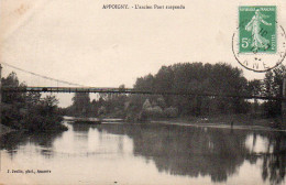 4V4Sb    89 Appoigny L'ancien Pont Suspendu - Appoigny