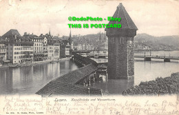 R422986 Luzern. Kapellbrucke Und Wasserthurm. E. Goetz. No. 604. 1905 - World