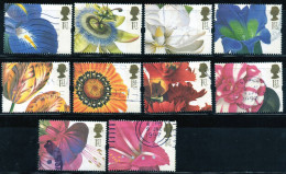 Gran Bretaña / Inglaterra Serie Completa Año 1997 Usada Flores - Used Stamps