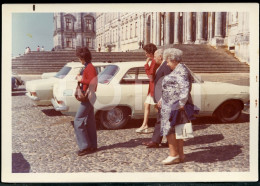 1973 REAL AMATEUR  PHOTO CONVENTO MAFRA PORTUGAL CARS VOITURES OPEL KADETT REKORD OLDTIMER AT343 - Automobiles