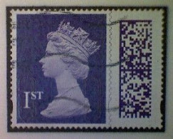 Great Britain, Scott MH501, Used (o), 2022 Machin (MFIL/M22L), Queen Elizabeth II, 1st, Violet - Série 'Machin'
