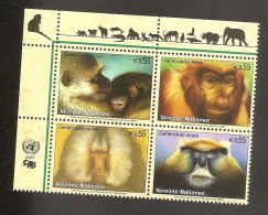 United Nations Monkey MNH - Gorilas