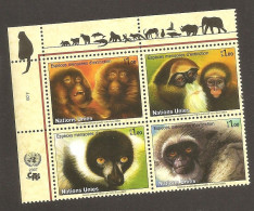 United Nations Monkey MNH - Gorilas