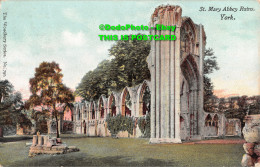 R353769 York. St. Mary Abbey Ruins. The Woodbury Series. No. 792. 1906 - Monde