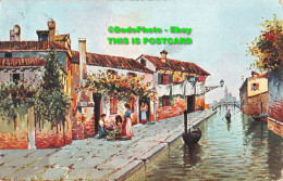 R353773 Probably Venice. Houses By The Canal. The Popular Series. No. 301. 1906 - Monde