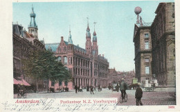 Amsterdam Postkantoor N.Z. Voorburgwal Levendig Verkeer # 1903   3806 - Amsterdam