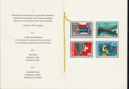 Schweiz  Folder Mit Mi. 637-640 Ungebraucht 1957   (23849 - Neufs