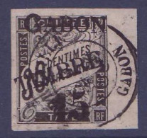 Gabon N°13 Oblitere 15c Sur 30c Duval SUP Signe Bord De Feuille (tirage 250) - Used Stamps