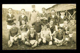 Carte Photo Militaire 15eme Regiment Equipe De Fooball ( Format 9cm X 14cm ) - Régiments