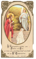 HERAULT LACAUNETTE SOUVENIR PIEUX COMMUNION EGLISE SIMONE MOLINIER L'EUCHARISTIE IMAGE PIEUSE CHROMO HOLY CARD SANTINI - Devotieprenten