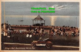 R353872 Herne Bay. King Hall Bandstand. Woolstone Bros. The Milton Fac Simile Mo - World