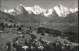 12022779 Waldegg Beatenberg Panorama Eiger Moench Jungfrau Berner Alpen Beatenbe - Sonstige & Ohne Zuordnung