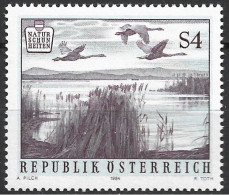 AUSTRIA 1984 - PROTECCION DE LA NATURALEZA - PATOS - YVERT 1617** - Protección Del Medio Ambiente Y Del Clima