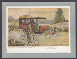 130143/ Ville De Bruxelles, Ens. Primaire Communal, Récompense N°23, *L'Automobile, Le Vélocipède Et Le Tricycle* - Andere & Zonder Classificatie