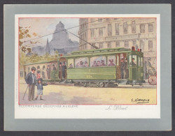 130142/ Ville De Bruxelles, Ens. Primaire Communal, Récompense N°22, *L'Omnibus Et Le Tram* - Autres & Non Classés