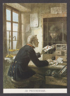 PS137/ E. STAMMEL, *Am Postchalter, 1854*, Francfort, Museum Für Kommunikation - Paintings