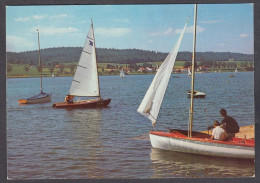 124312/ Lac De Saint-Point, Voiliers Au Large De Malbuisson Et Village De Saint-Point - Autres & Non Classés