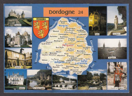 091338/ Dordogne, Carte Géographique Illustrée - Andere & Zonder Classificatie