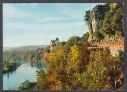 130213/ VITRAC, Les Rives De La Dordogne Et Le Single De Carsac Que Domine Le Château De Montfort - Andere & Zonder Classificatie