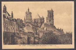 121404/ LAON, Panorama Avec La Cathédrale - Laon