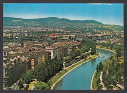 108011/ WIEN, Blick Auf Kai Und Donaukanal Gegen Kahlen- Und Leopoldsberg - Sonstige & Ohne Zuordnung