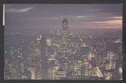 115132/ NEW YORK CITY At Night With Empire State Building - Tarjetas Panorámicas