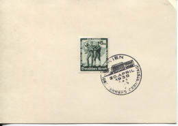 Deutsches Reich # 662 Sonderstempel Wien 20.4.38 Blankokarte. - Briefe U. Dokumente