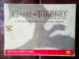 Coffret DVD De Pré-réservation GAMES OF THRONES SAISON 3 édition Limitée Et Numérotée - Colecciones & Series