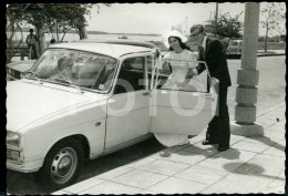 70s ORIGINAL AMATEUR PHOTO FOTO CASAMENTO MARRIAGE RENAULT 16 AFRICA AFRIQUE AT453 - Automobile