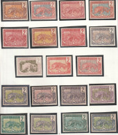 CONGO - 19 Essais De Couleurs En Grands Formats Sur Bristol "Panthère " " - Unused Stamps