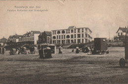 Noordwijk Aan Zee Pension Hollander Met Strandgezicht Levendig Kleedcabines Rieten Strandstoelen # 1938    4826 - Noordwijk (aan Zee)