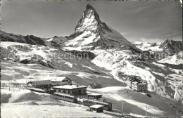 12018699 Zermatt VS Station Riffelberg Mit Matterhorn Wintersportplatz Walliser  - Other & Unclassified