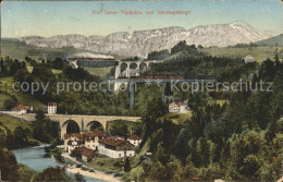 12018589 Gossau SG Sitter Viadukt Mit Saentisgebirge Gossau SG - Autres & Non Classés