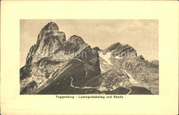 12015919 Toggenburg Lysengratabstieg Und Saentis Appenzeller Alpen Gebirgspanora - Autres & Non Classés