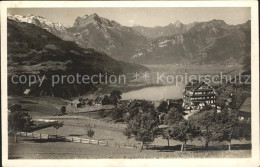 12015849 Amden SG Ausblick Von Der Bergruh Walensee Glarner Alpen Betlis - Autres & Non Classés