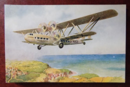 Cpa Imperial Airways Liner " Hannibal " - Ill. Howard - 1919-1938: Fra Le Due Guerre