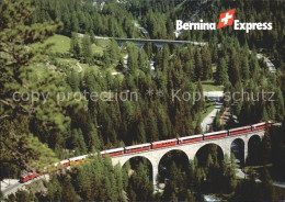 12015539 Rhaetische Bahn Bernina-Express Berguen Preda Viadukt Eisenbahn - Other & Unclassified