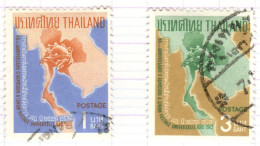 T+ Thailand 1965 Mi 454-55 UPU - Tailandia