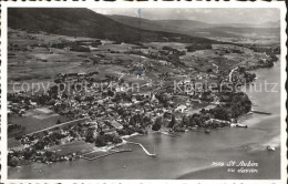 12014779 St Aubin-Sauges Lac De Neuchatel Vu D Avion St Aubin-Sauges - Autres & Non Classés