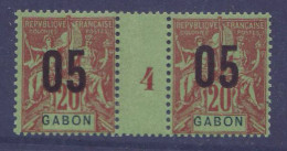 Gabon ** Nï¿½4 Type Groupe Millesime 4 Luxe (tirage 1946) - Unused Stamps