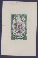 Cote Des Somalis Essai Nï¿½50 Guerrier Vert - Unused Stamps